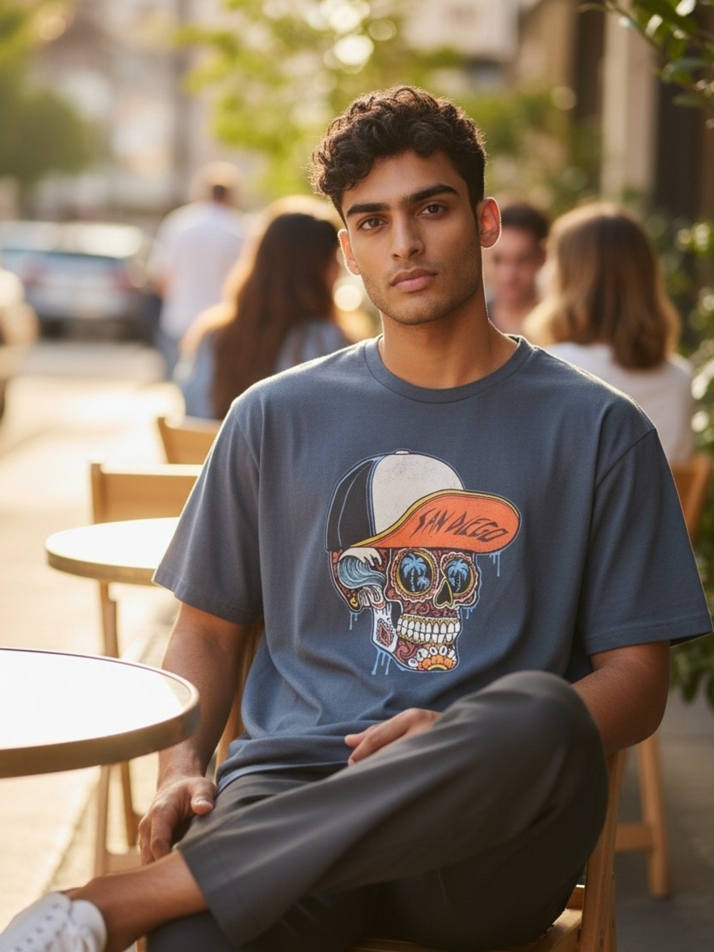 The Duck Company, Graphic Skull Tee, San Diego